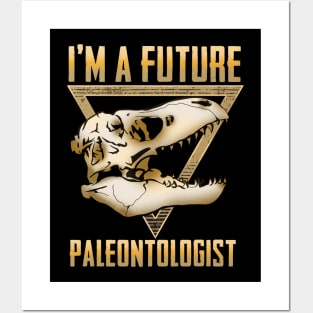 Cute I'm A Future Paleontologist Dinosaur Fossil Posters and Art